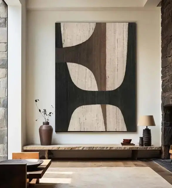 Wabi-Sabi Minimalist Abstract Canvas