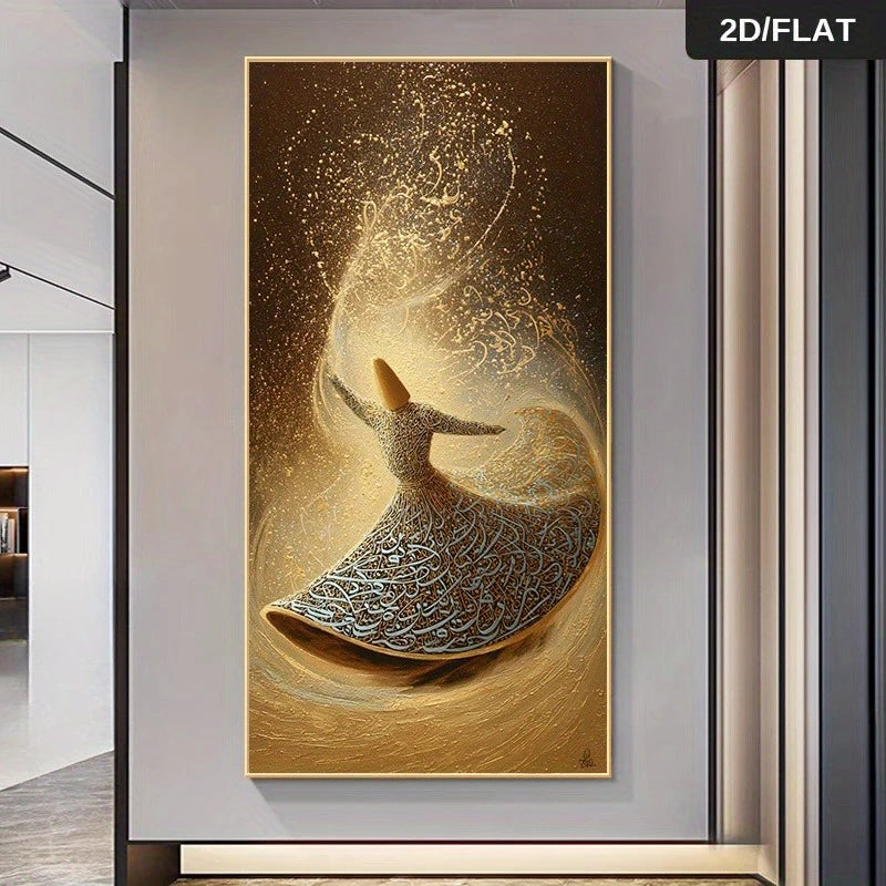 Abstract Whirling Dervish Canvas
