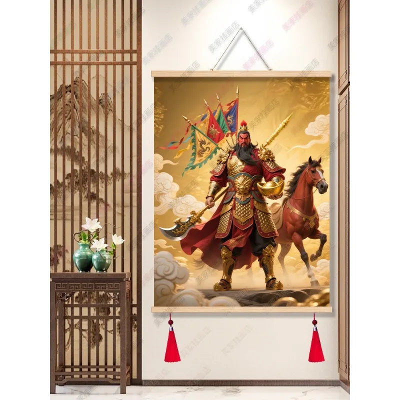 Multi-style Martial Saint Guan Yu Scroll Painting