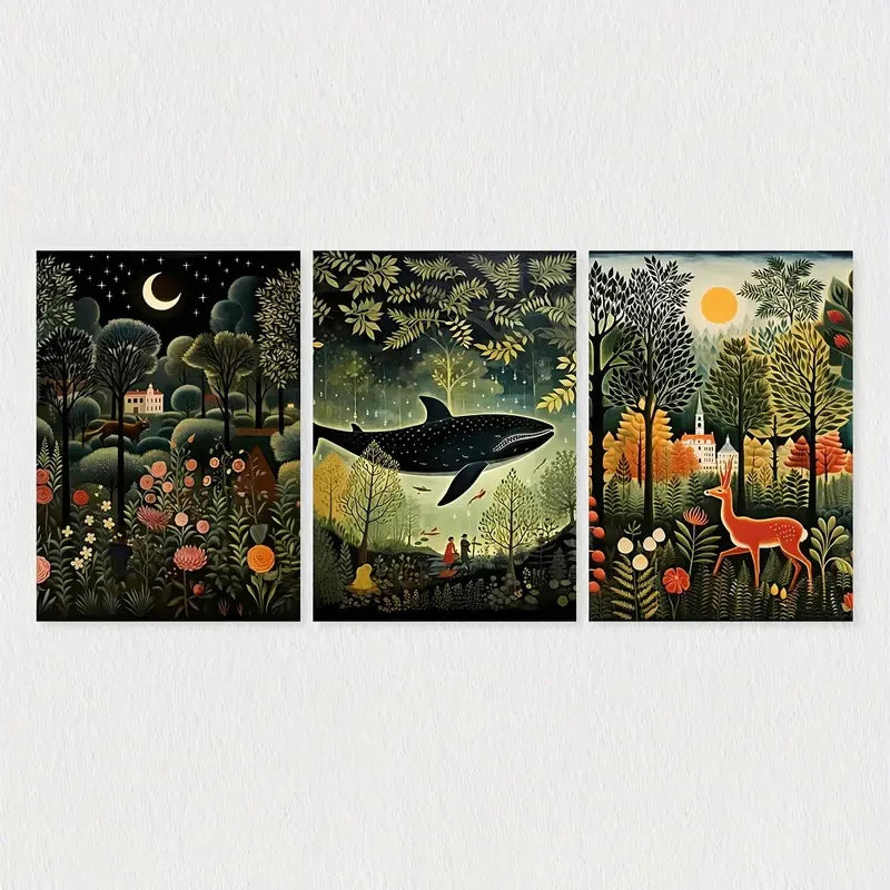 3-Piece Magical Forest Animal Set