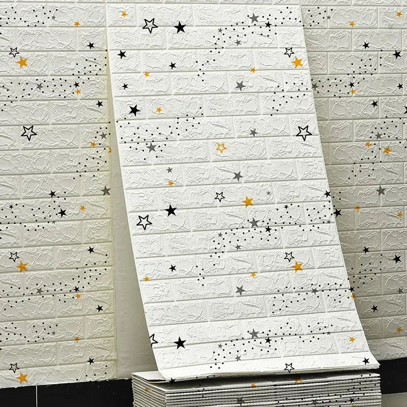 70×100 cm 3D Brick Foam Wall Sticker