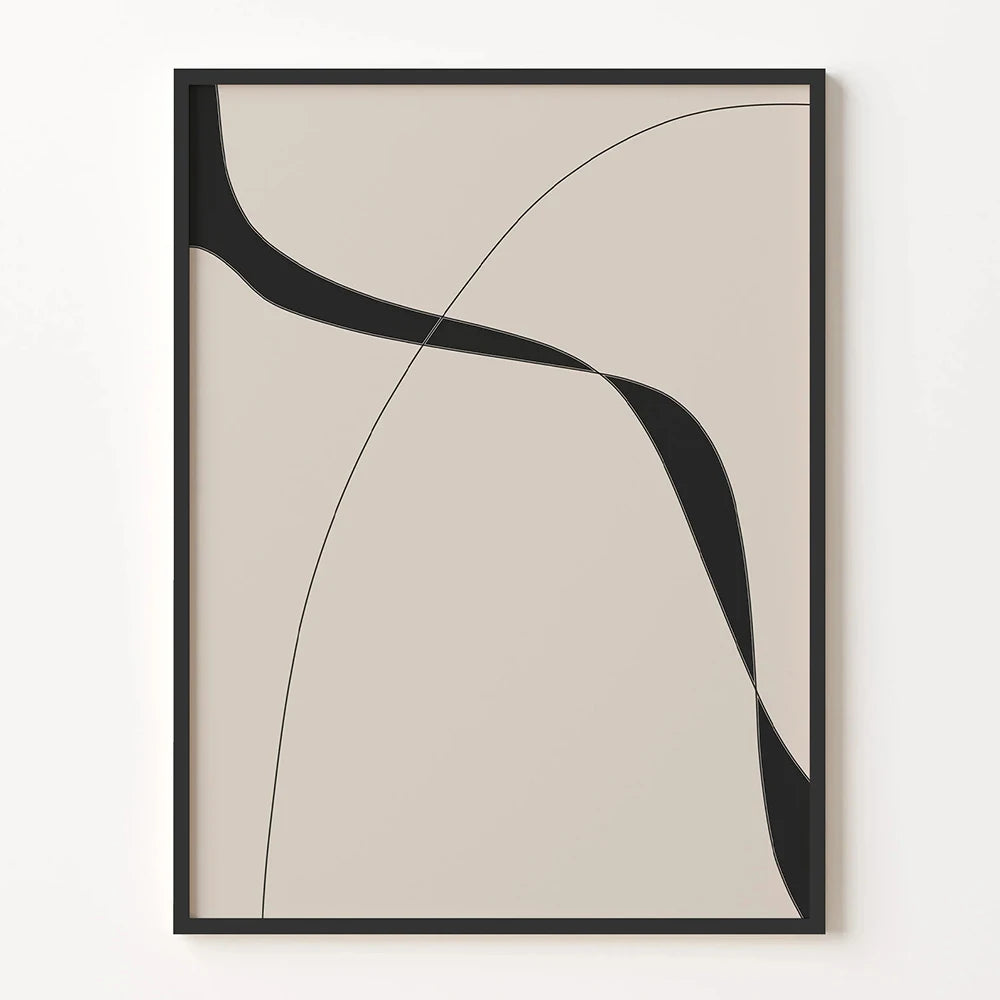 Minimal Line Art Canvas Poster