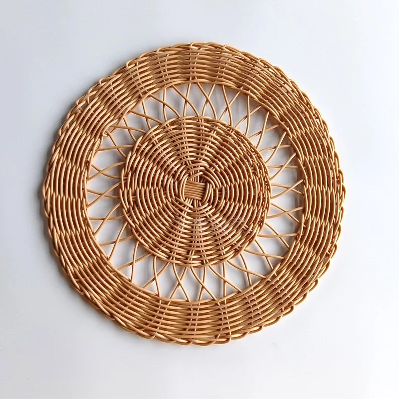 Boho Round Rattan Wall Hanging