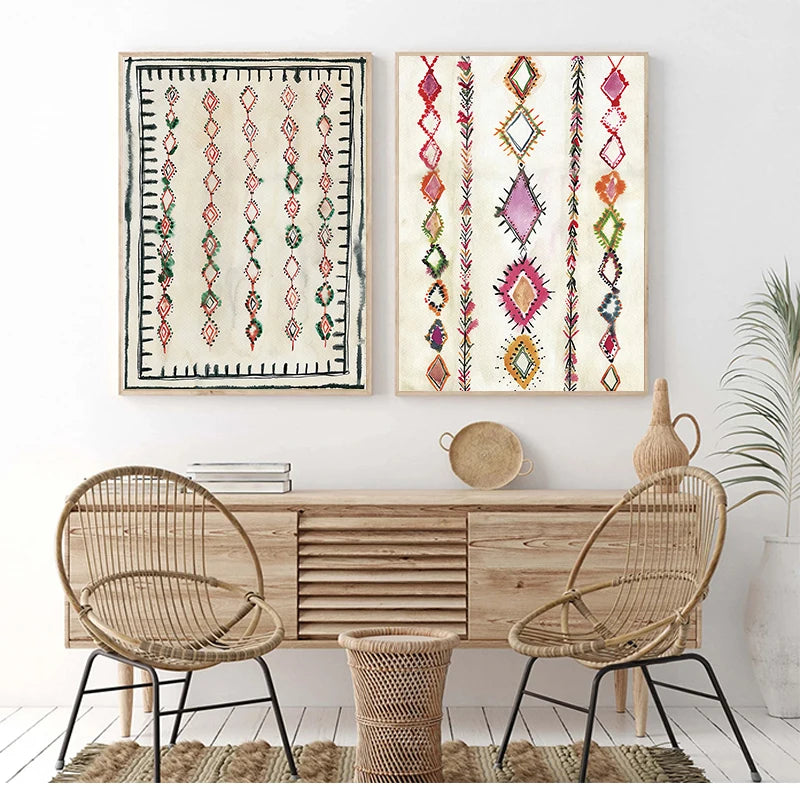 Moroccan Rug Canvas Art