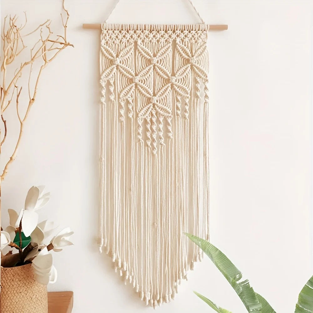 Macrame Wall Hanging Tassel Tapestry