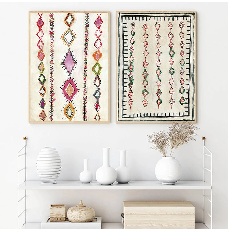 Moroccan Rug Canvas Art