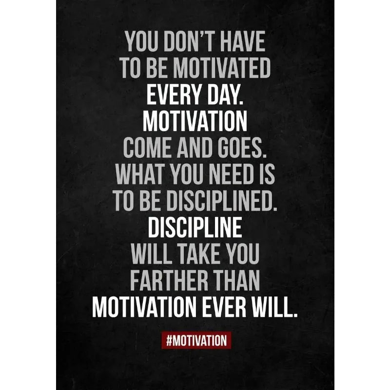 Motivational Lion Canvas Poster