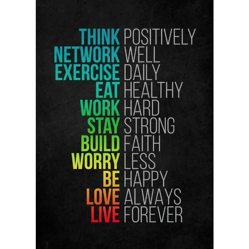 Motivational Lion Canvas Poster