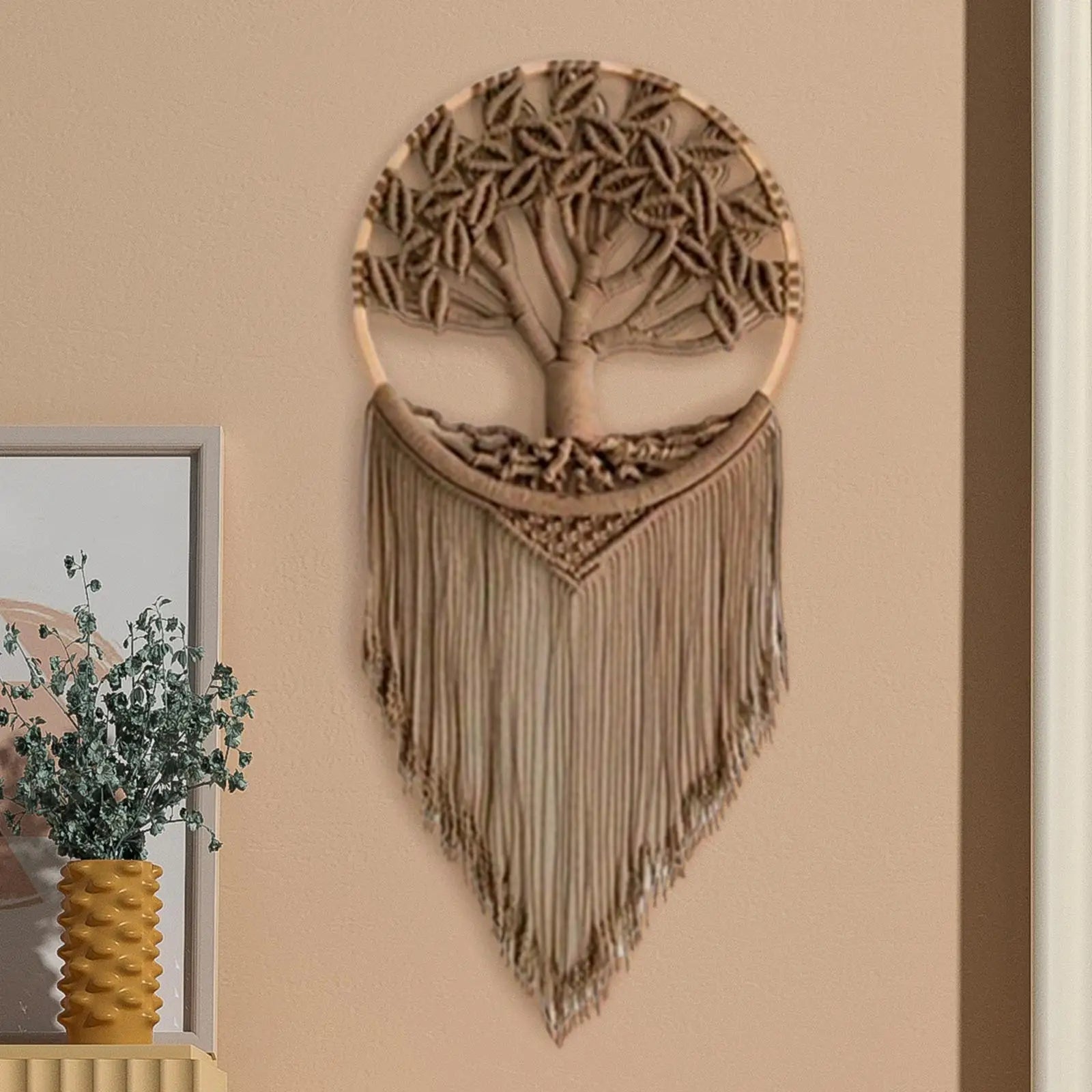 Boho Macrame Tassel Wall Hanging