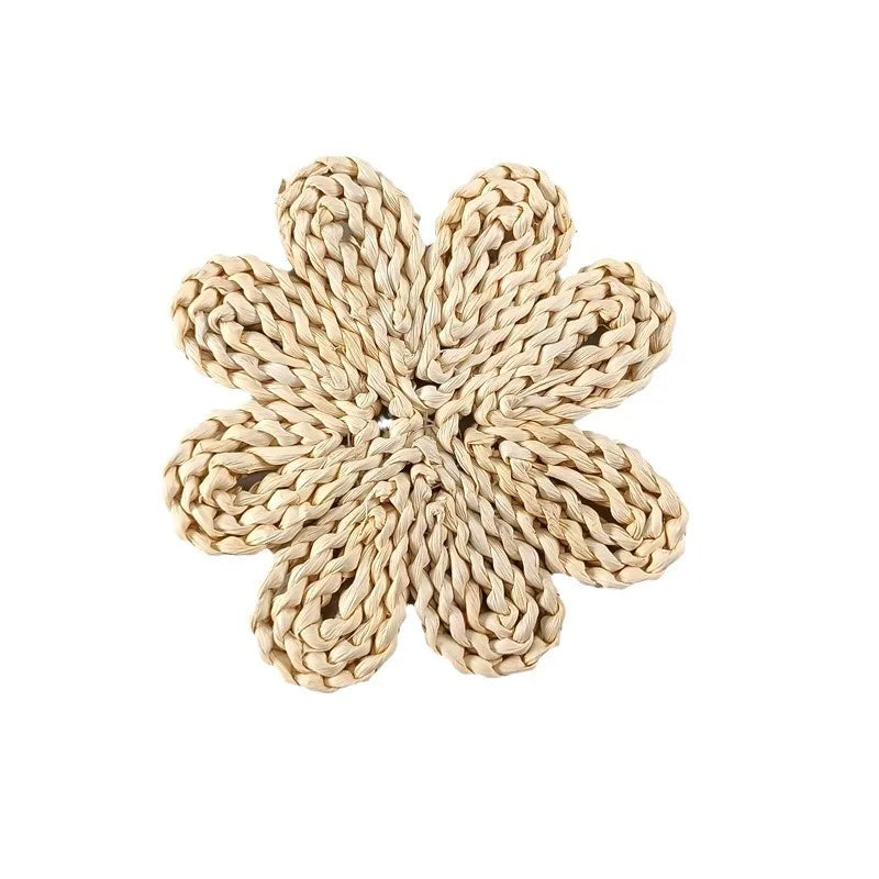 Boho Round Rattan Wall Hanging