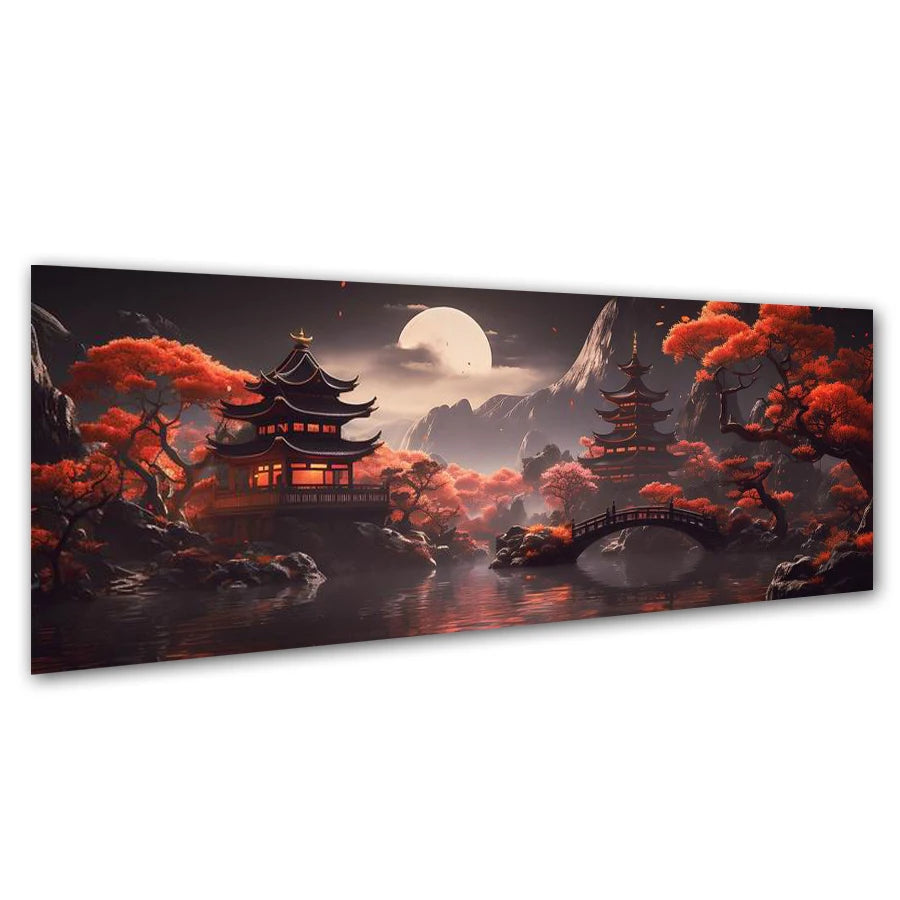 Moon Pavilion Diamond Painting Kit