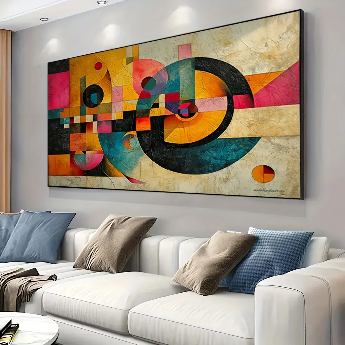 Large Modern Abstract Canvas