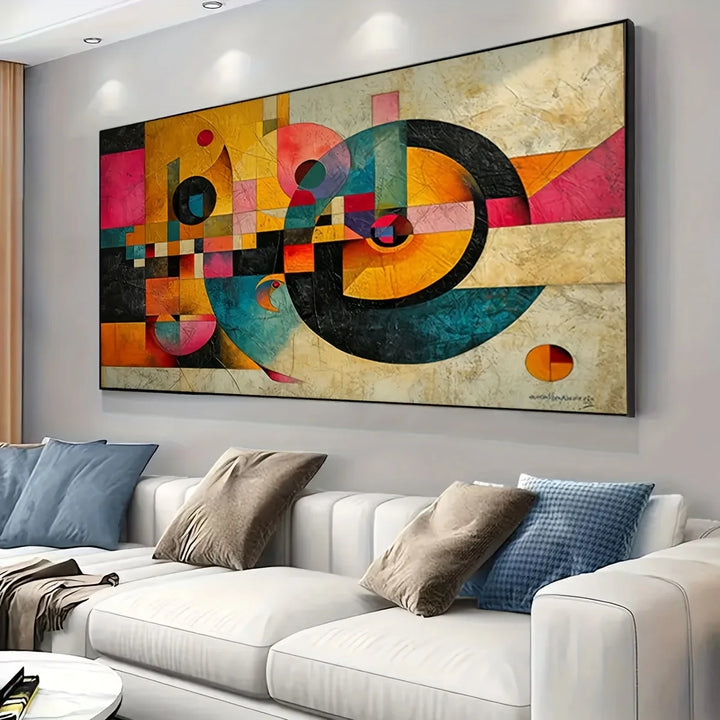 Large Modern Abstract Canvas