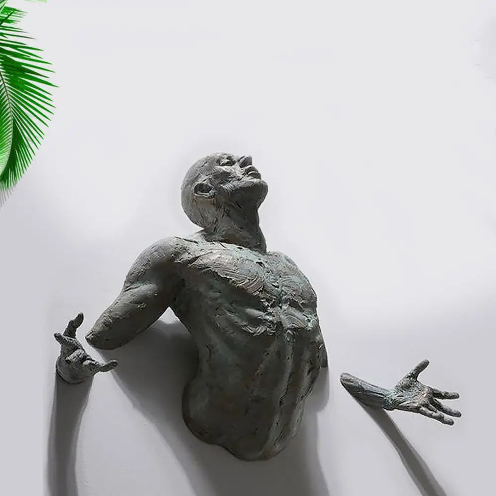 3D Through Wall Abstract Sculpture