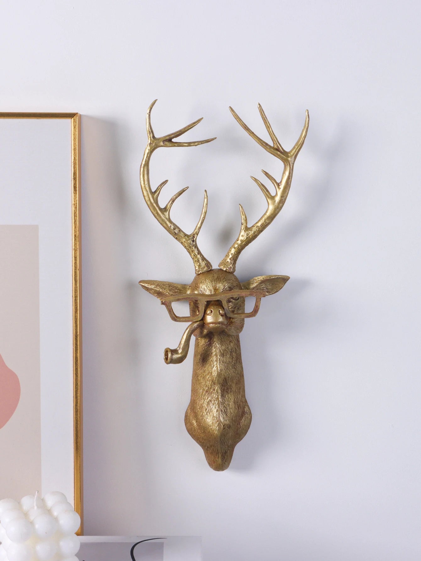 Resin Animal Head Wall Decor – 5-Piece Set