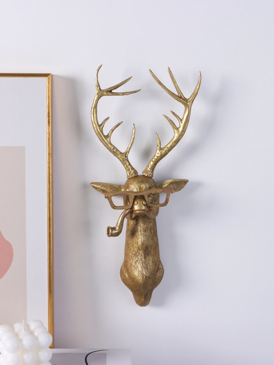 Resin Animal Head Wall Decor – 5-Piece Set