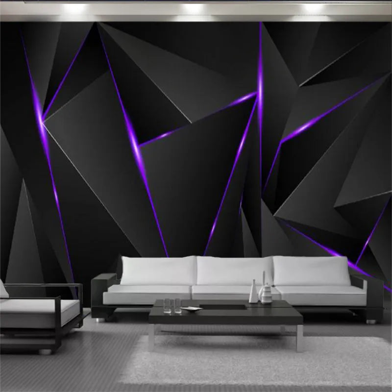 3D Black Triangle Wallpaper
