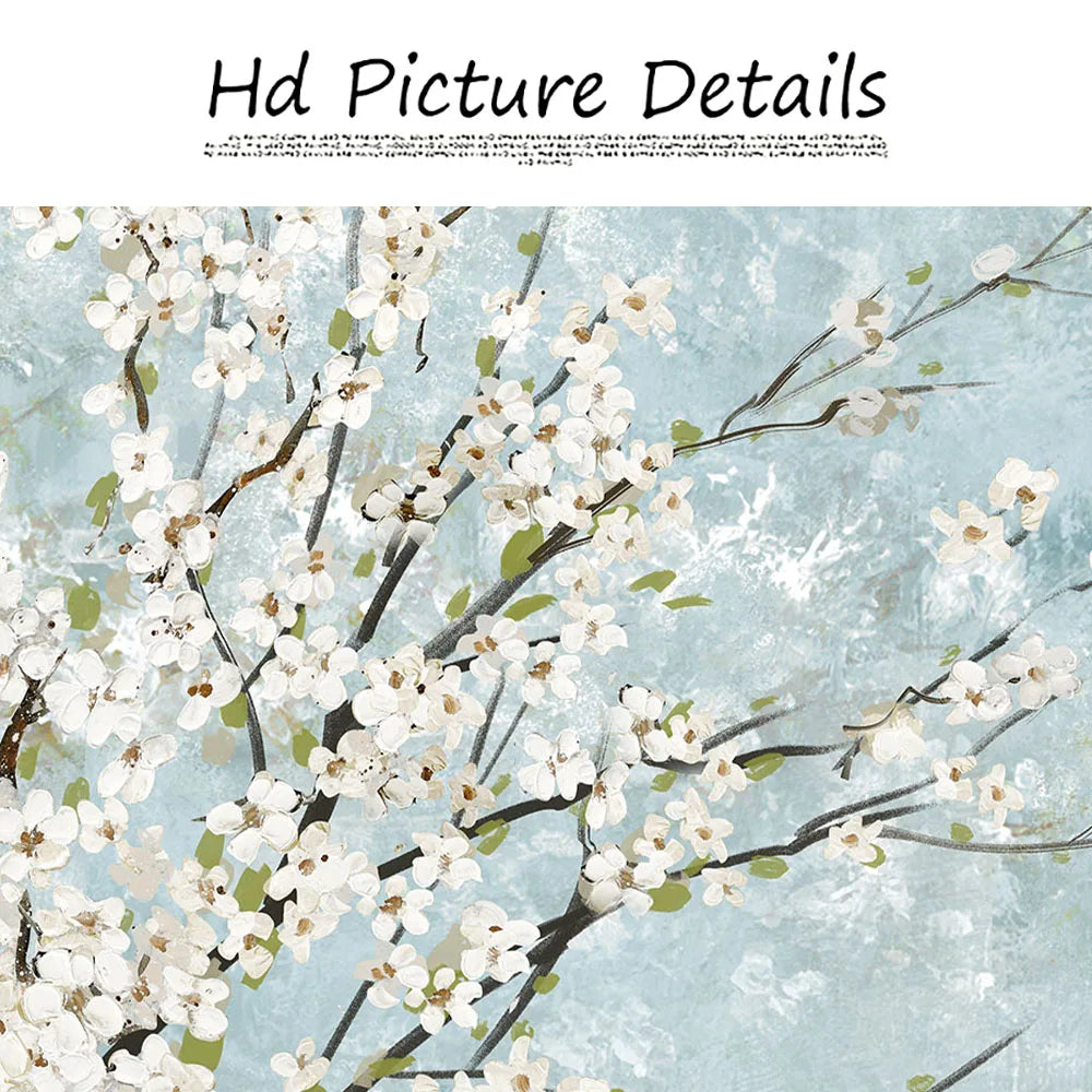 Nordic Cherry Blossom Canvas Set