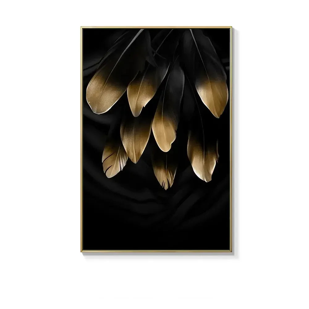 Scandinavian Gold Botanical Wall Art