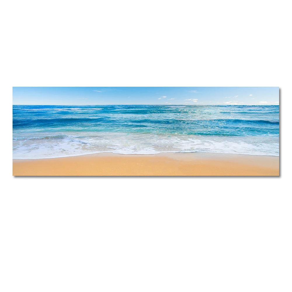 Beach Sunset Landscape Canvas Poster