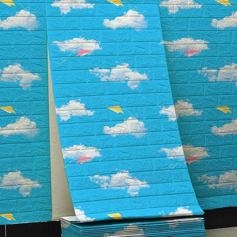 70×100 cm 3D Brick Foam Wall Sticker