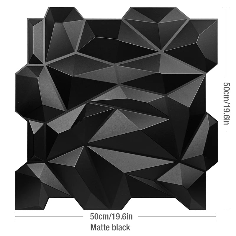 4-Pack 3D Wave PVC Wall Panels