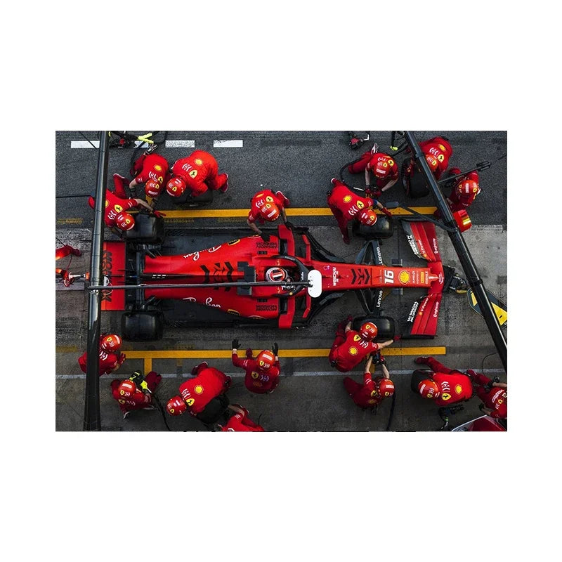 Formula 1 Race Car Canvas Poster