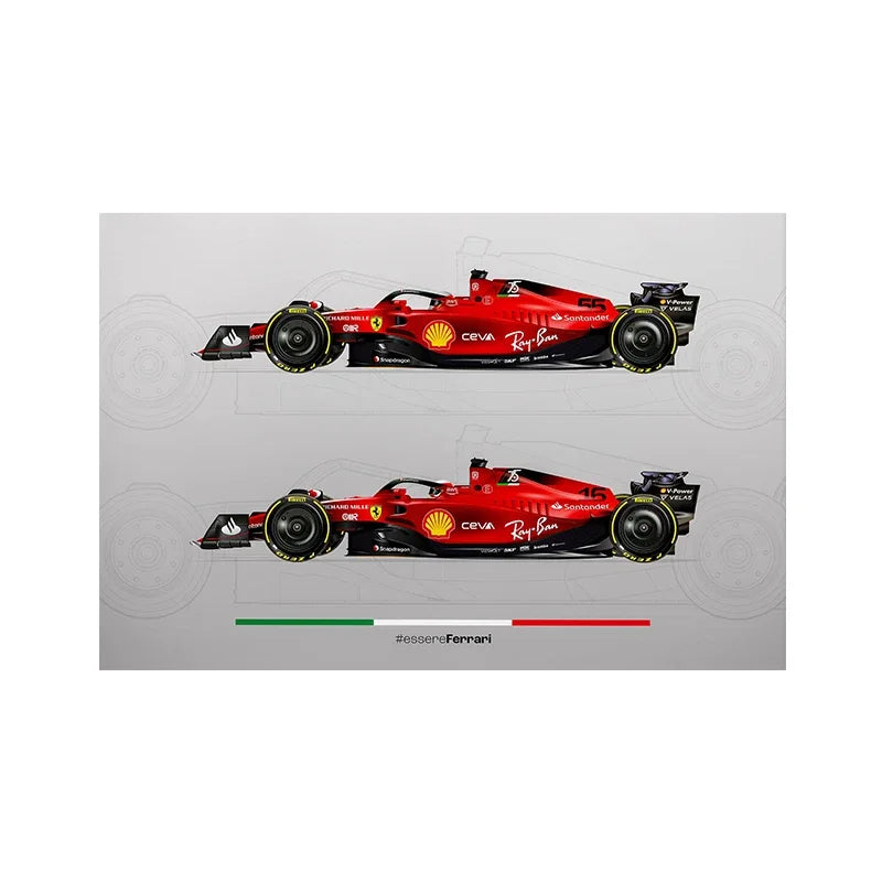 Formula 1 Race Car Canvas Poster