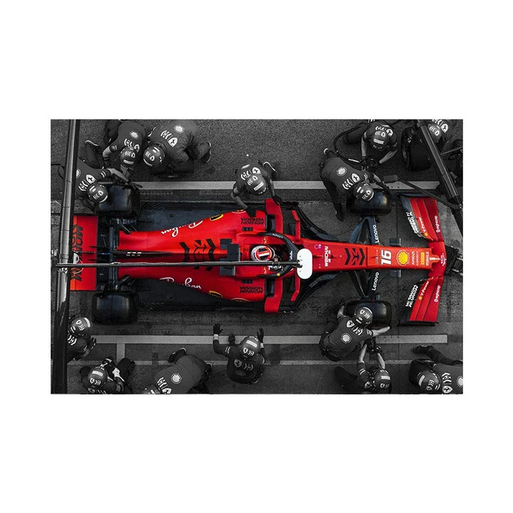 Formula 1 Race Car Canvas Poster