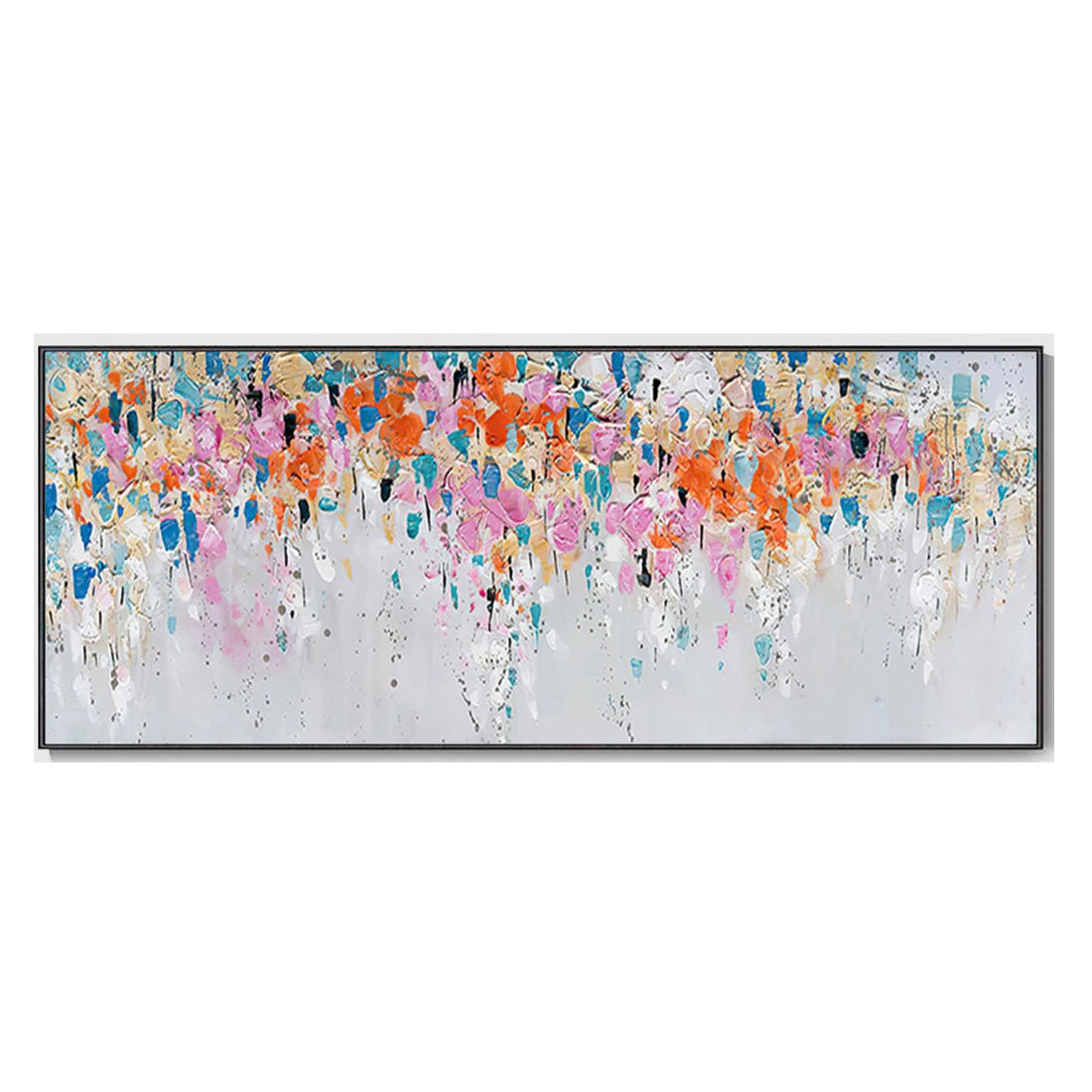 Abstract Flower Landscape Oil Painting
