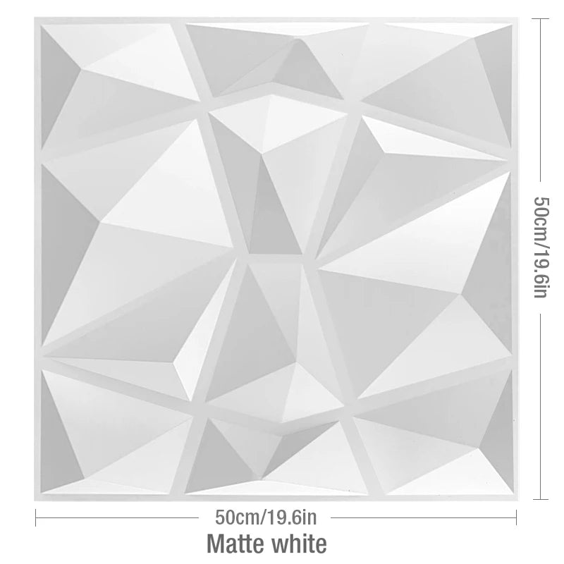 4-Pack 3D Wave PVC Wall Panels