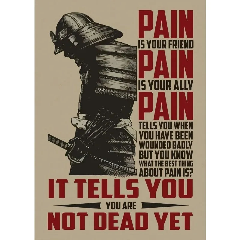Motivational Lion Canvas Poster