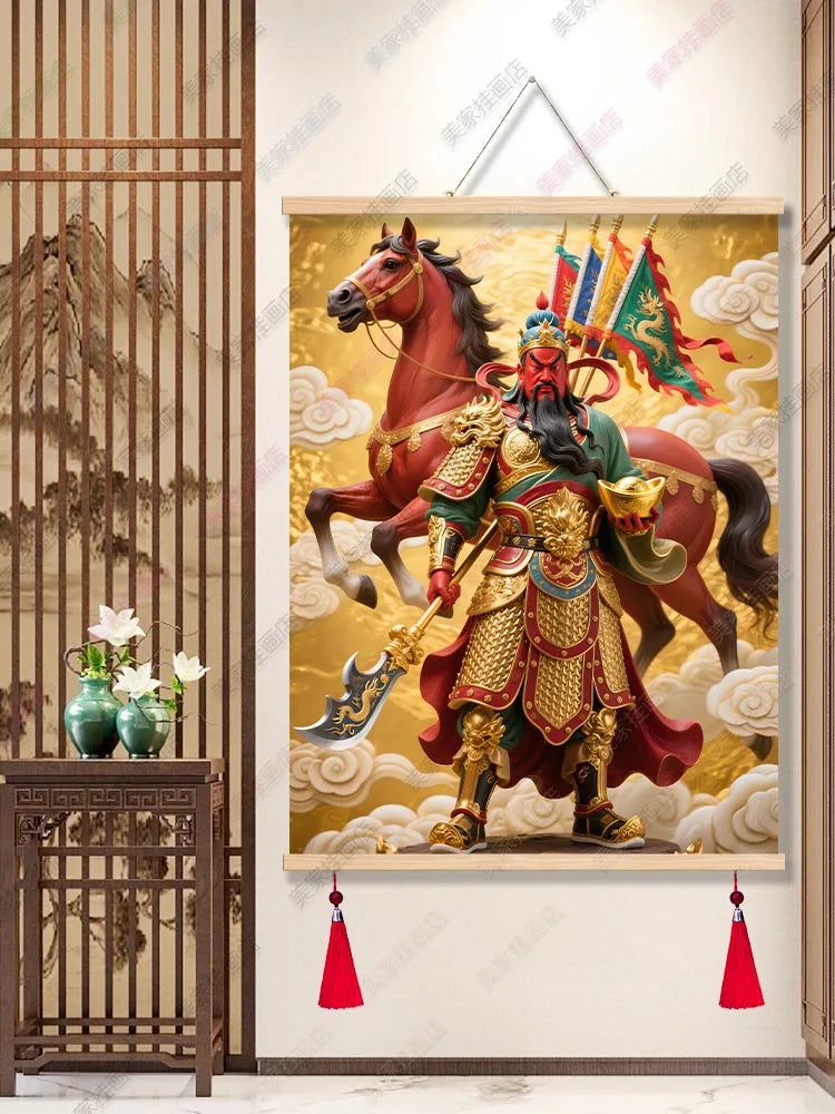 Multi-style Martial Saint Guan Yu Scroll Painting