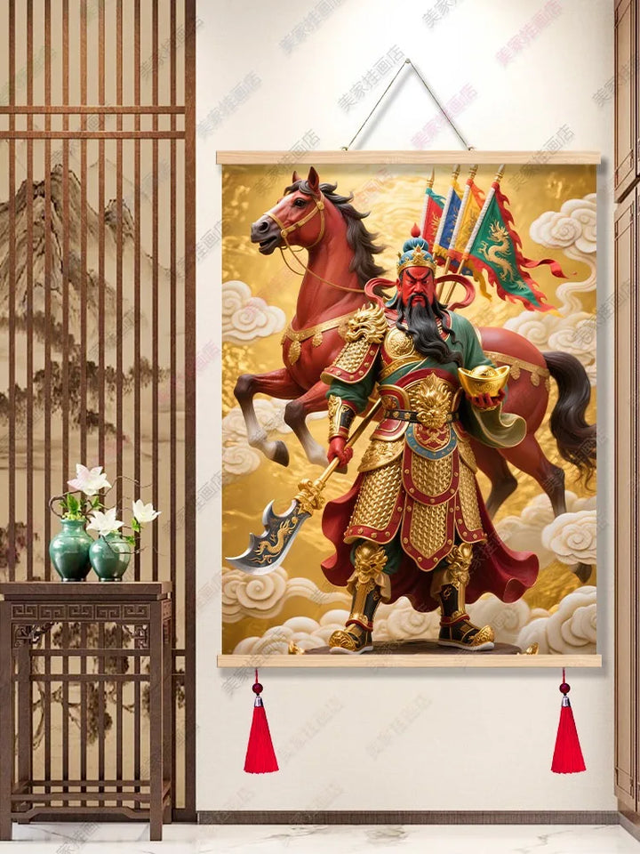 Multi-style Martial Saint Guan Yu Scroll Painting