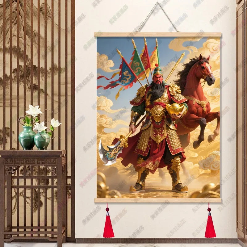 Multi-style Martial Saint Guan Yu Scroll Painting