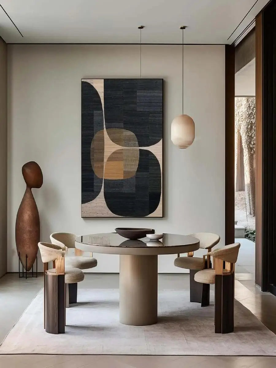 Wabi-Sabi Minimalist Abstract Canvas
