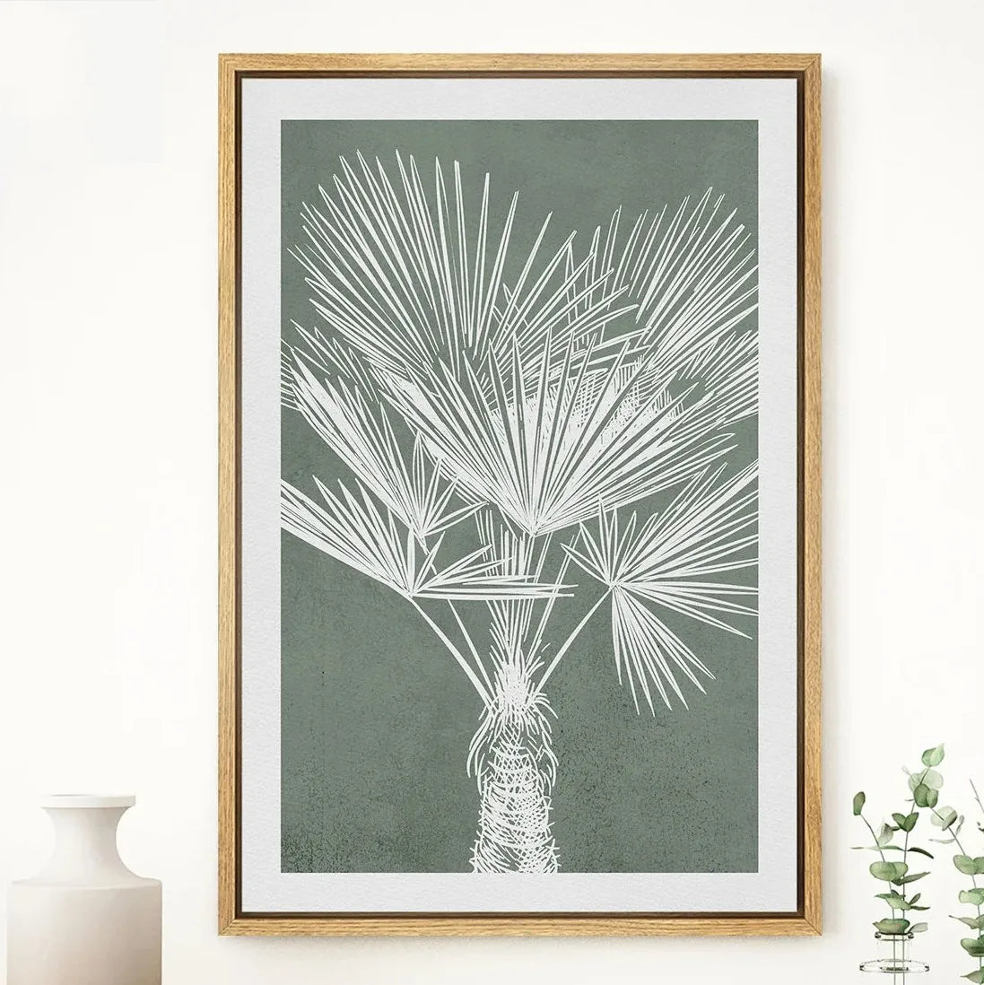Botanical Palm Leaf Canvas Print