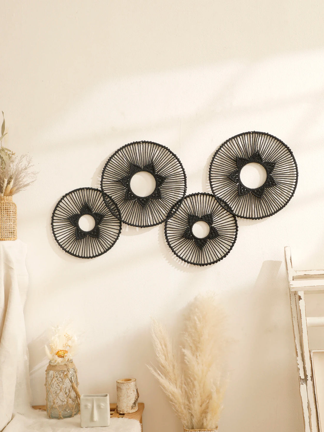 Handwoven Round Macrame Wall Hanging
