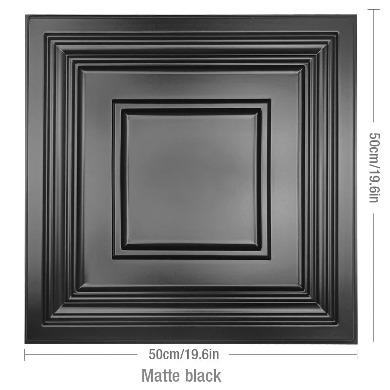 4-Pack 3D Wave PVC Wall Panels