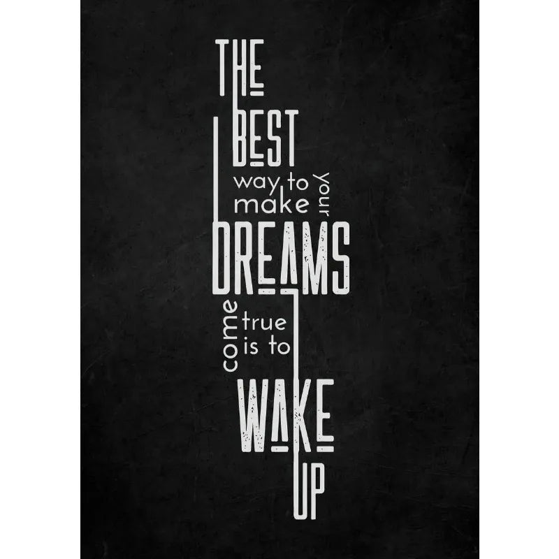 Motivational Lion Canvas Poster