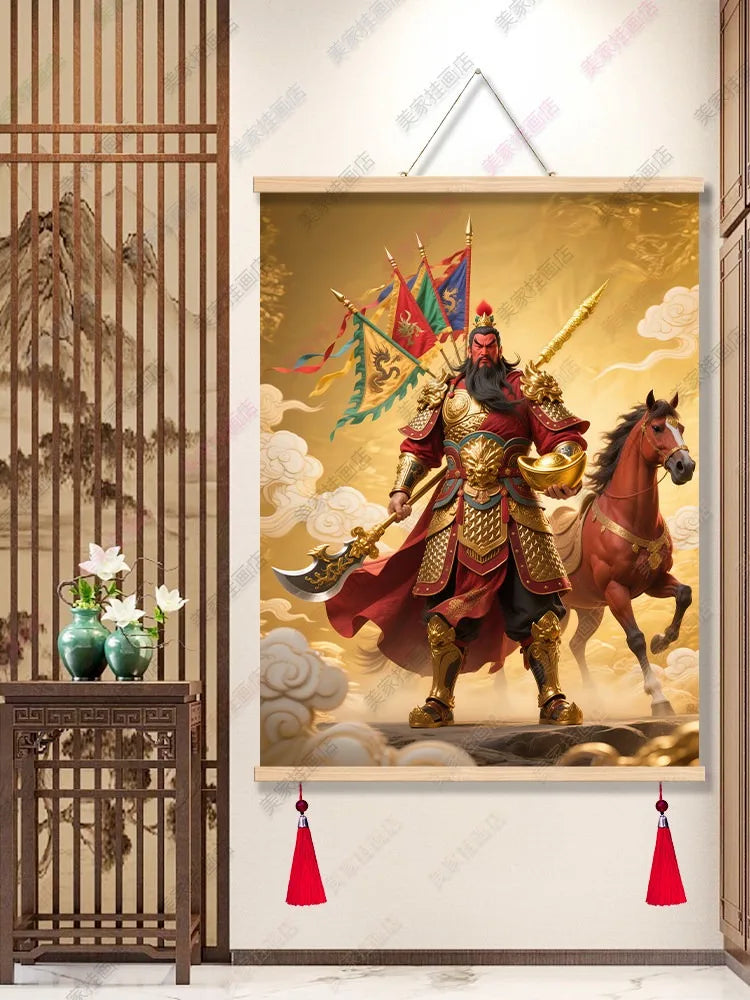 Multi-style Martial Saint Guan Yu Scroll Painting