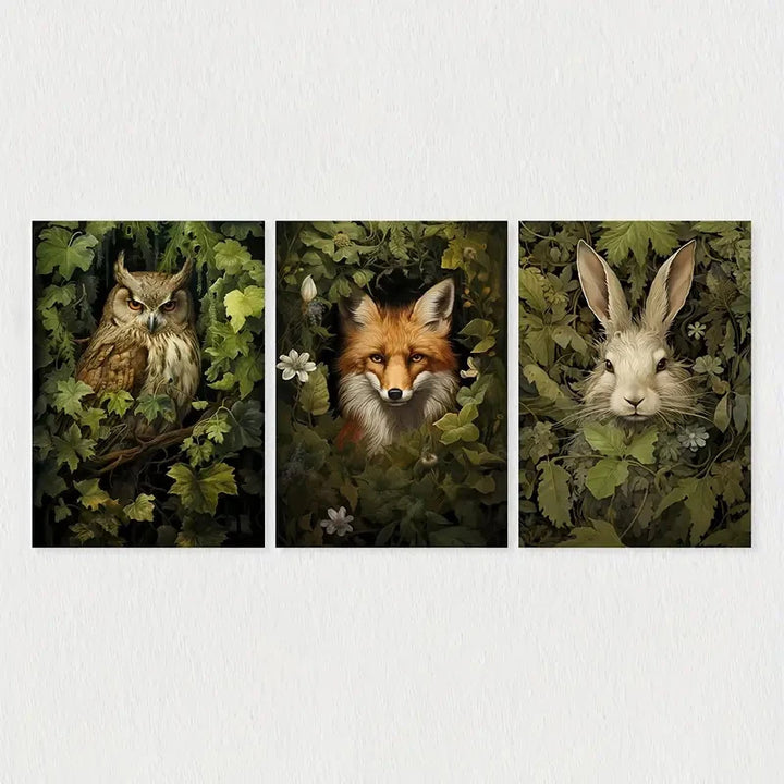 3-Piece Magical Forest Animal Set