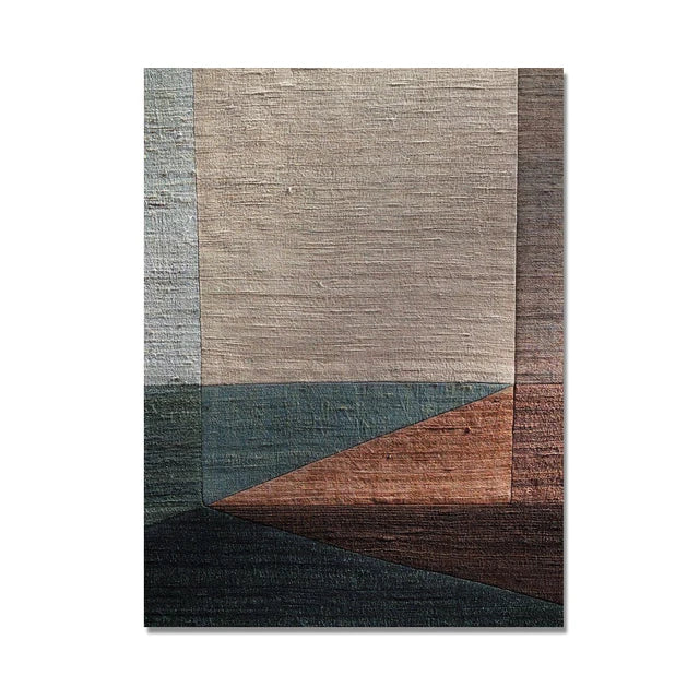 Retro Black Geometry Canvas Wall Art