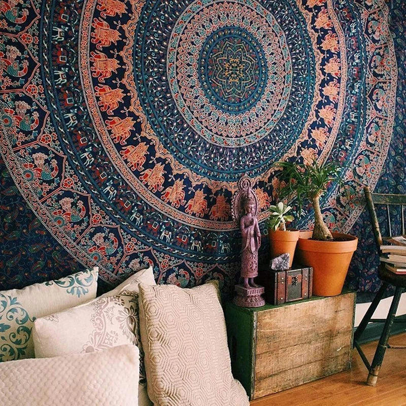 Mandala Macrame Wall Tapestry