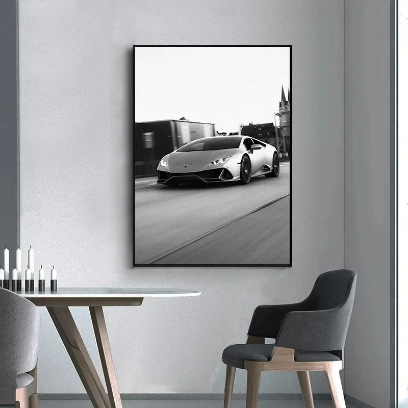 Luxury Car HD Canvas Poster