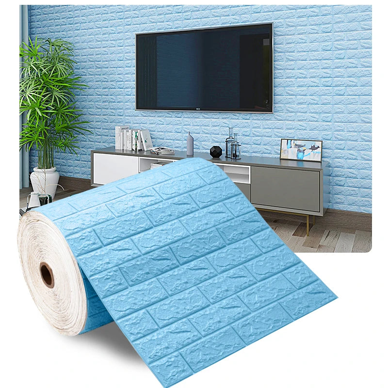 70×100 cm 3D Brick Foam Wall Sticker