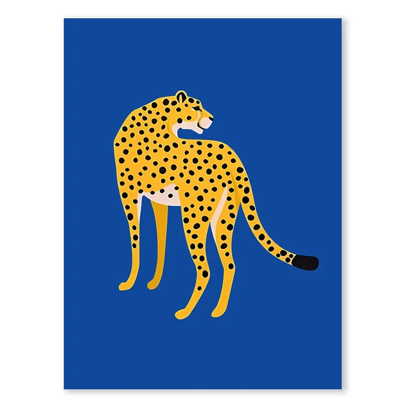 Matisse Leopard Abstract Canvas Art