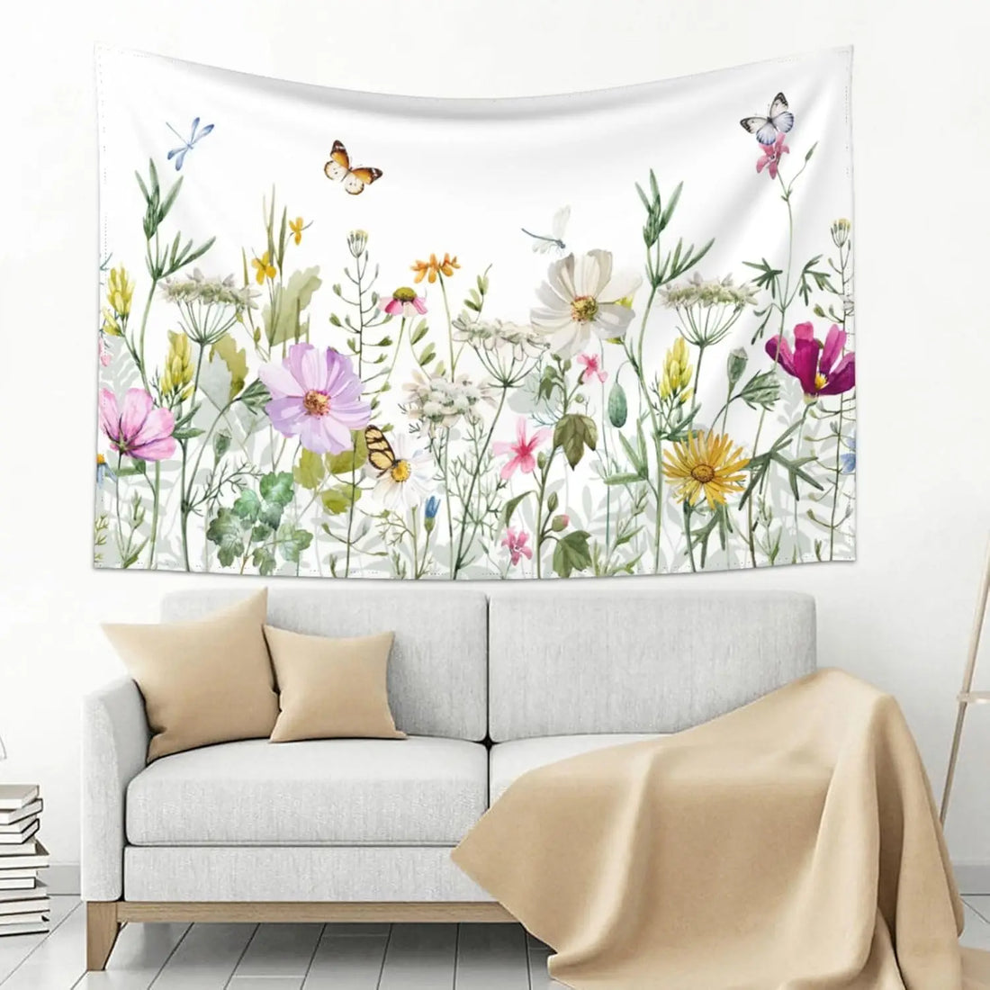 Black & Gold Mandala Wall Tapestry