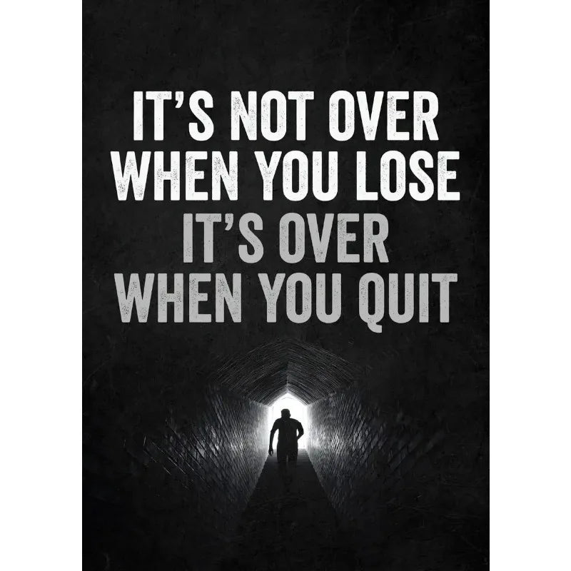 Motivational Lion Canvas Poster