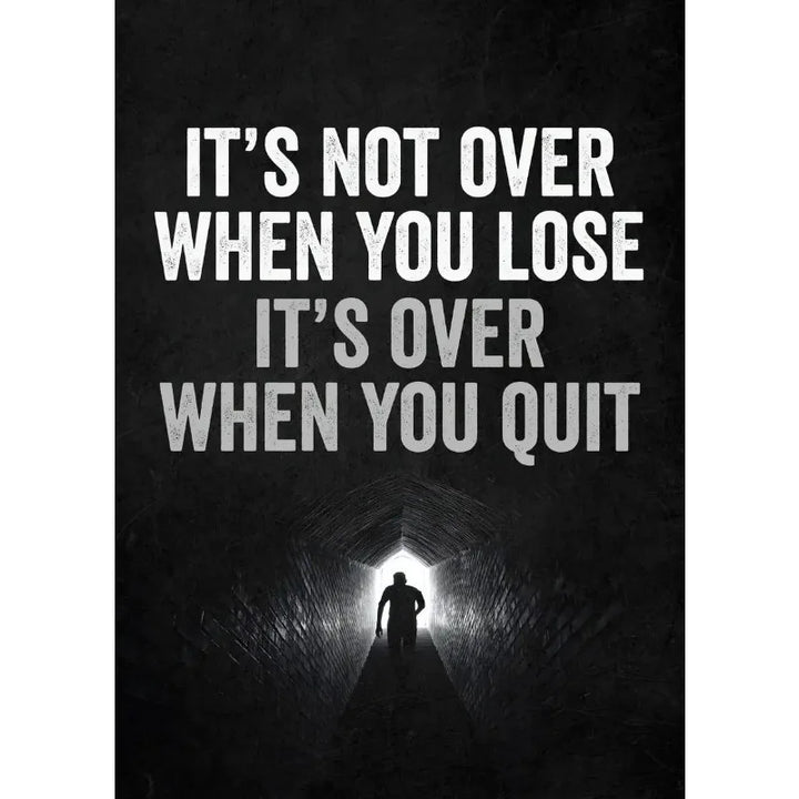Motivational Lion Canvas Poster